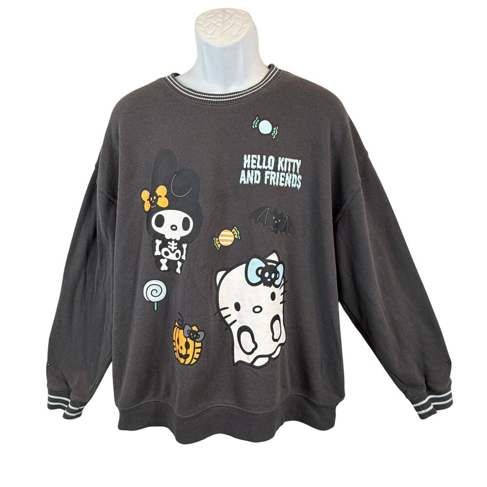 Hello Kitty and Friends Kawaii Spooky Cute Halloween Sweatshirt Size XXL